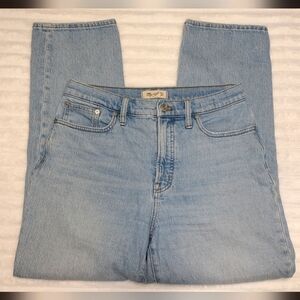 Madewell The Perfect Vintage Straight Leg Jeans, Womens Size 28